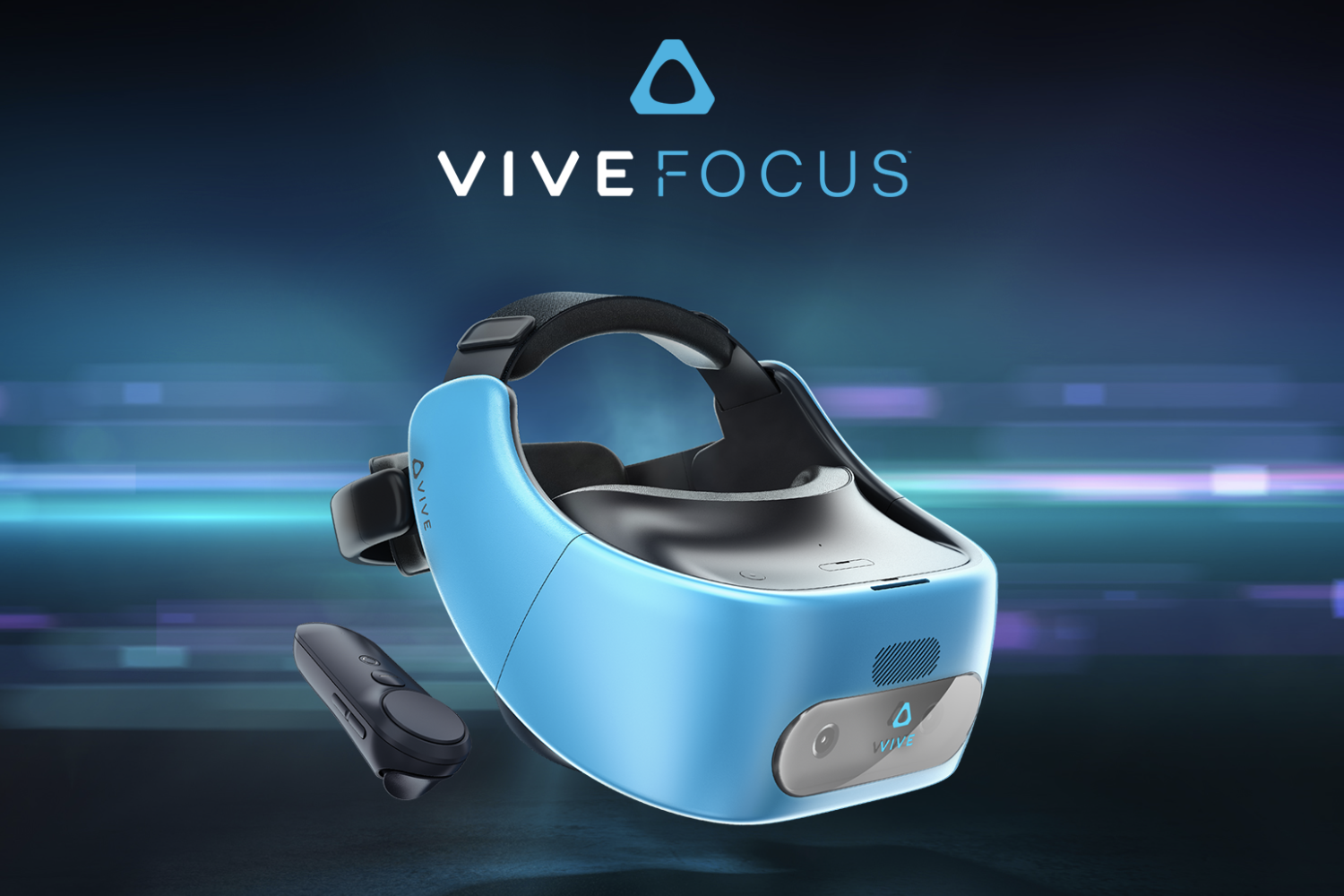 HTC’s standalone virtual reality headset named the Vive Focus.